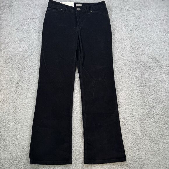 J. Jill Corduroy Pants Women's 6 Petite Black Tried & True Fit At Waist Bootcut - Picture 1 of 12